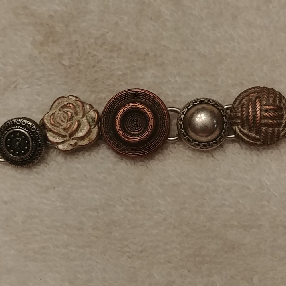 Vintage Button Bracelet